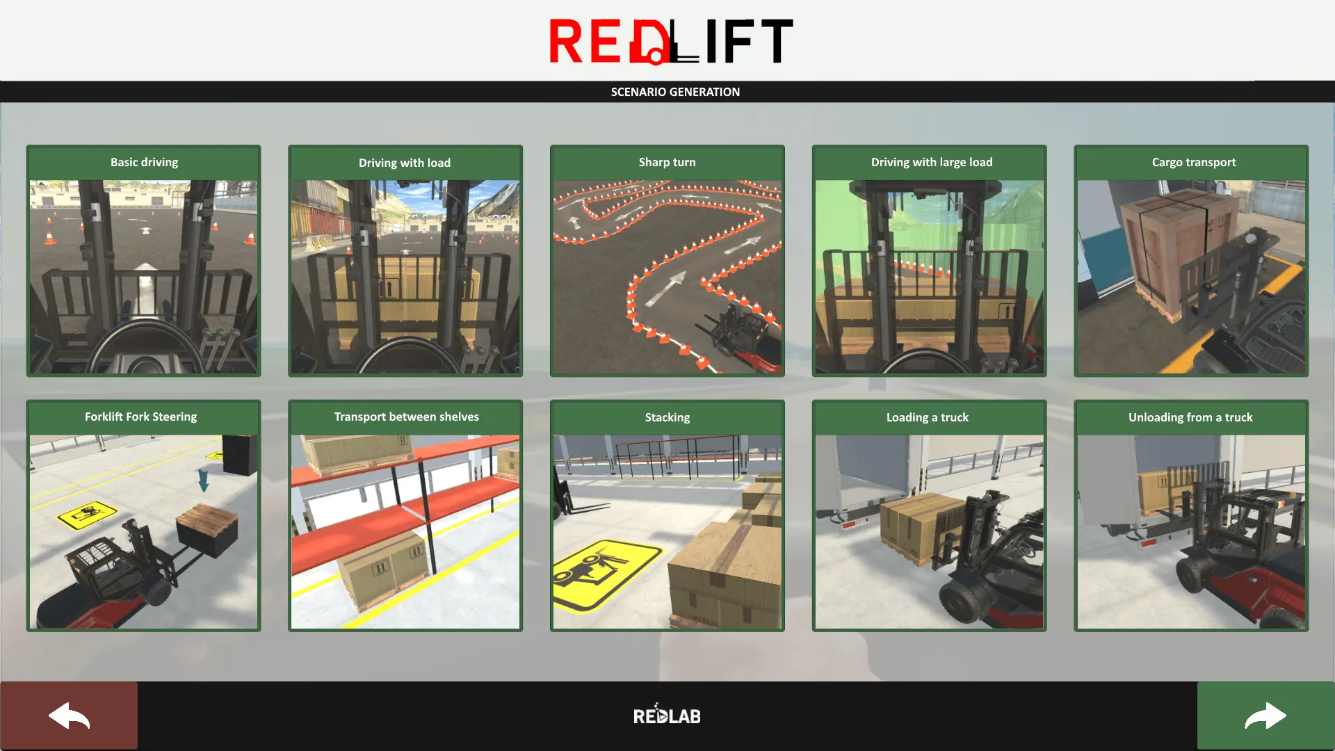Simulator Screens